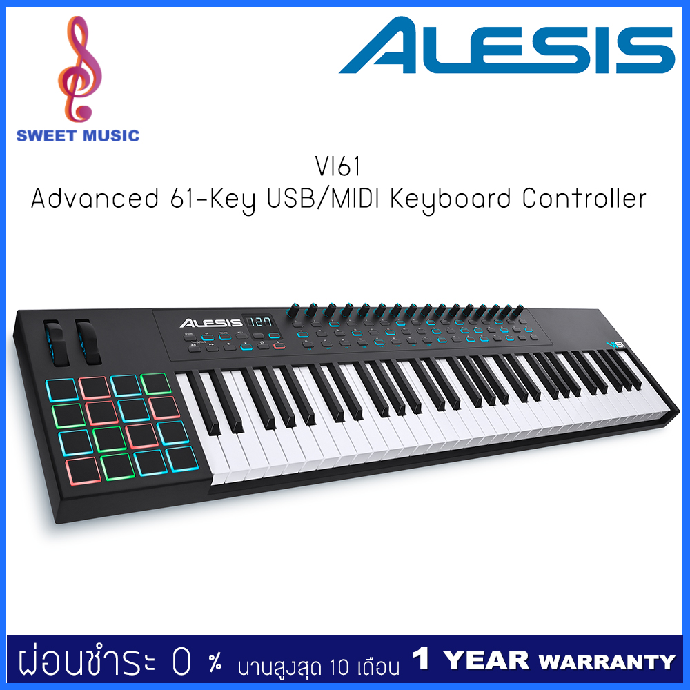Alesis VI61 คีย์บอร์ดใบ้ Midi Keyboard Controller