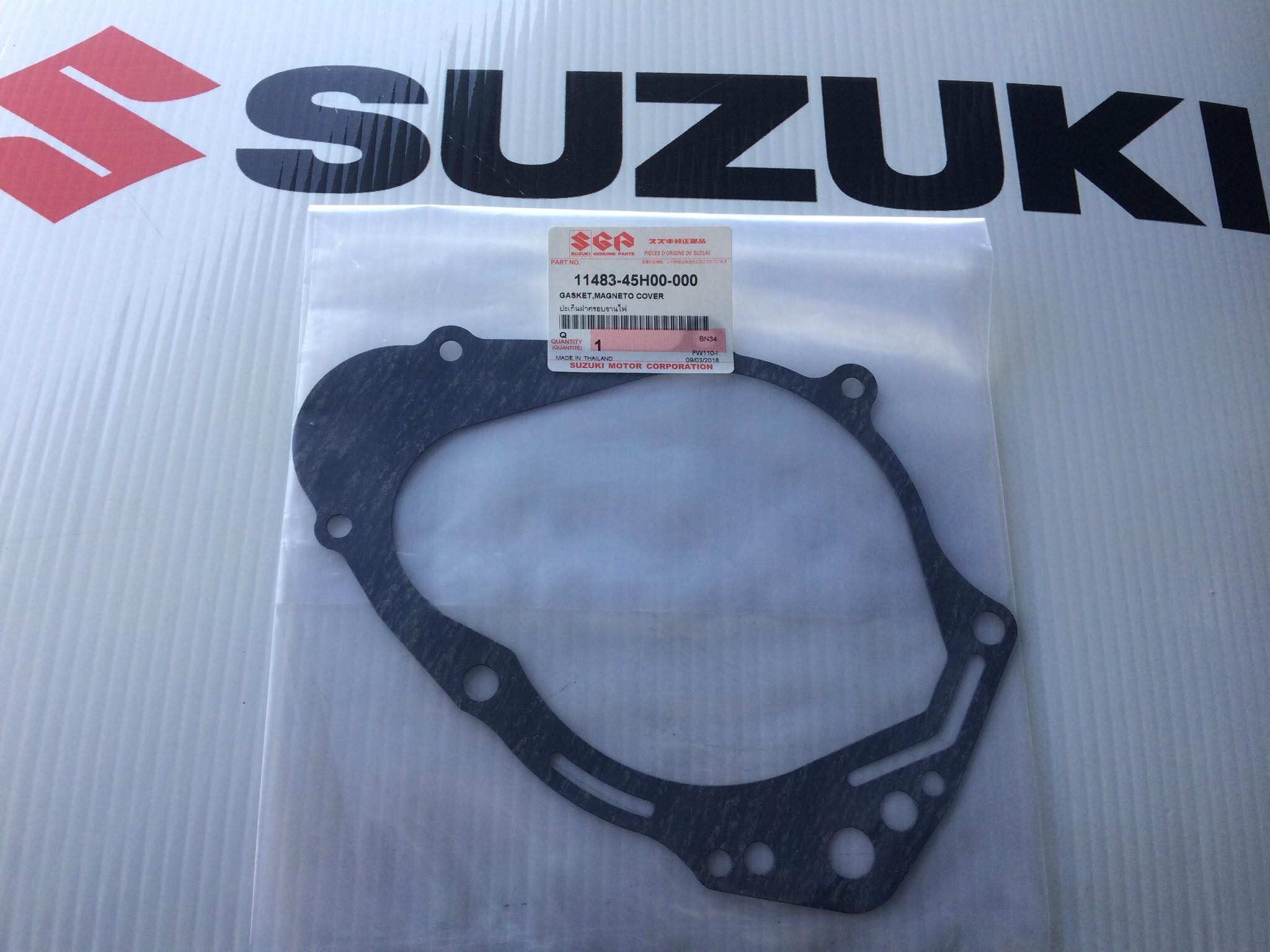 ปะเก็นฝาครอบจานไฟ ซูซูกิ นิว สแมช Suzuki New Smash 110