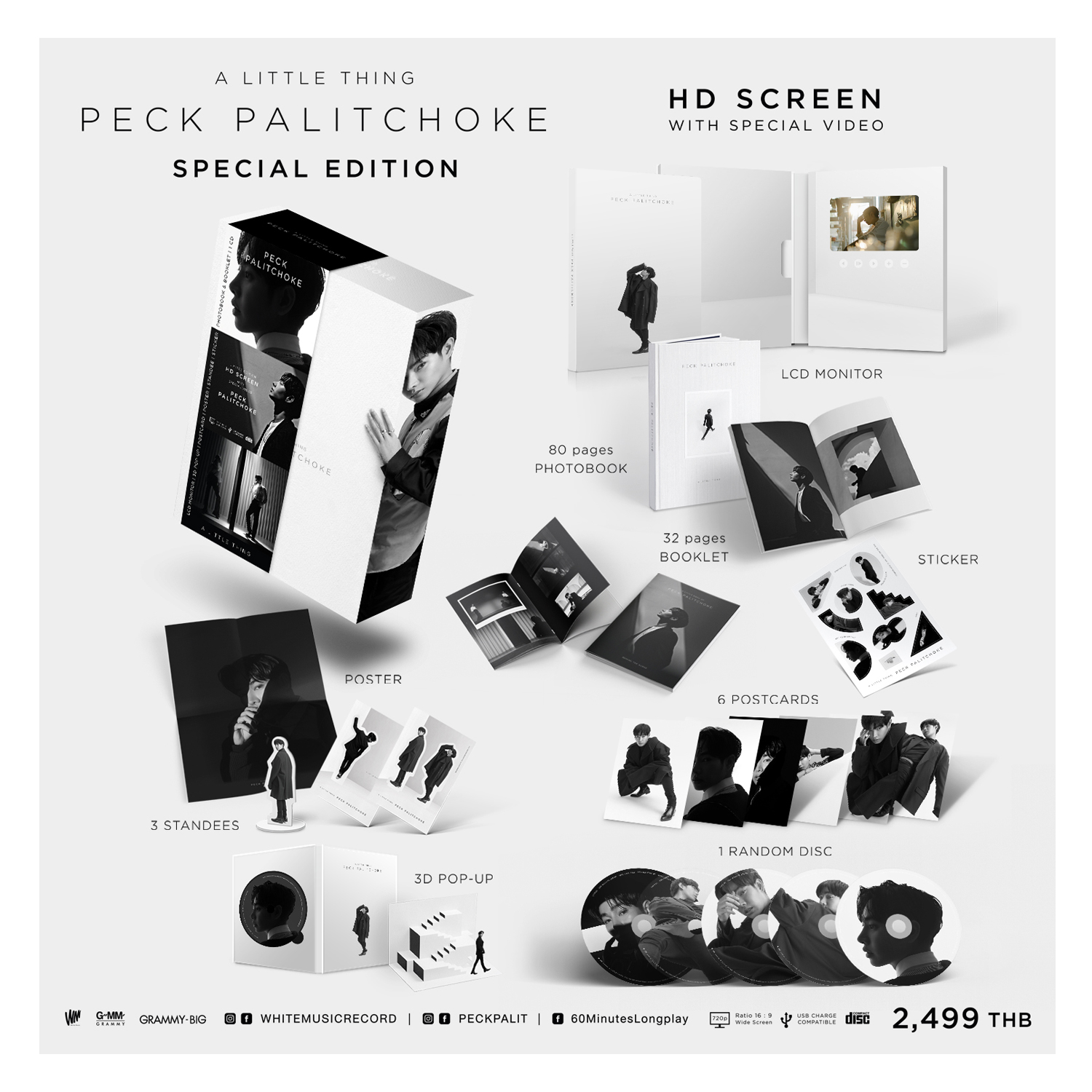 GMM GRAMMY **Special Edition** CDBoxset Peck Palitchoke อัลบั้ม A LITTLE THING