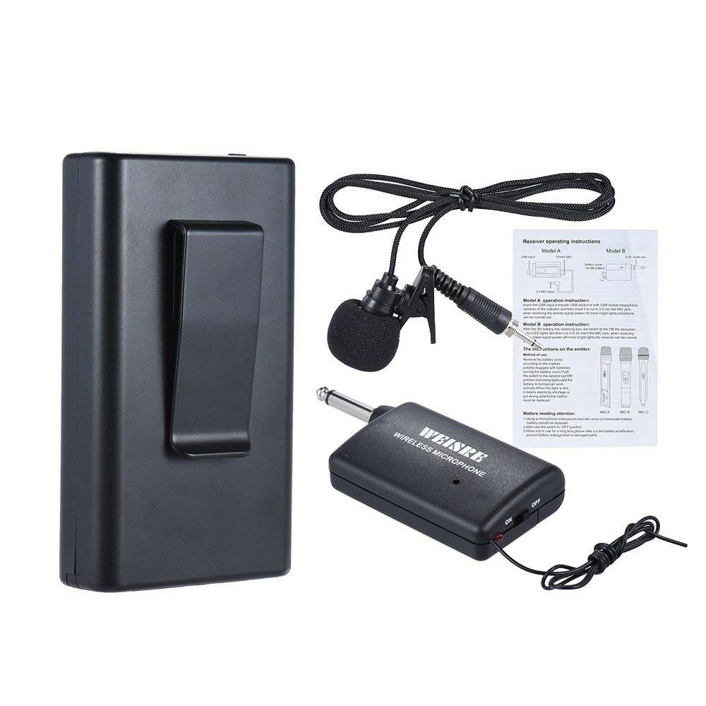 ลดราคา WEISRE DM-3309A VHF ไมค์ไวเลสแบบหนีบปกเสื้อ(พร้อมส่ง) #ค้นหาเพิ่มเติม สายแปลง VGA TO HDMI Sonoff Basic Wifi Switch บล็อคติดผนัง Mini Keyboard Bluetooth