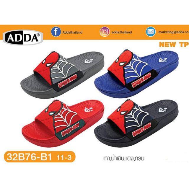 ☊  Adda Marvel Spidermanลิขสิทธิ์แท้ รองเท้าแตะแบบสวมเด็ก