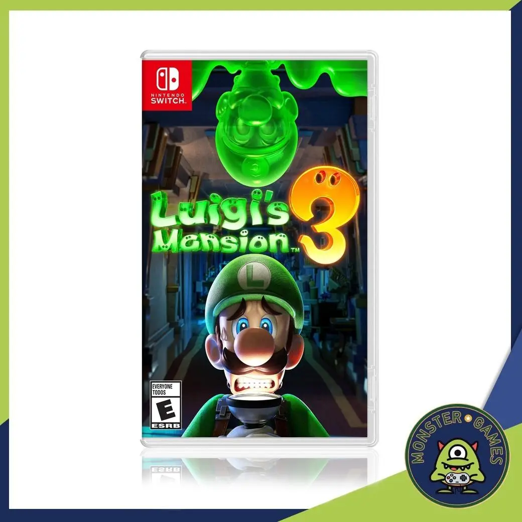 Luigi’s Mansion 3 Nintendo Switch game (เกมส์ Nintendo Switch)(ตลับเกมส์Switch)(แผ่นเกมส์Switch)(ตลับเกมส์สวิต)(Luigi Mansion 3 Switch)(Luigi switch)