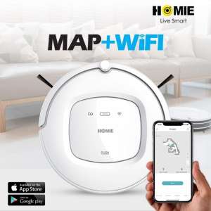 HOMIE หุ่นยนต์ดูดฝุ่น รุ่น WIFI + MAP
