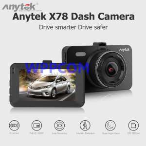 กล้องติดรถยนต์ Anytek รุ่น A78 WDR/FHD1080P มีเมนูภาษาไทย
