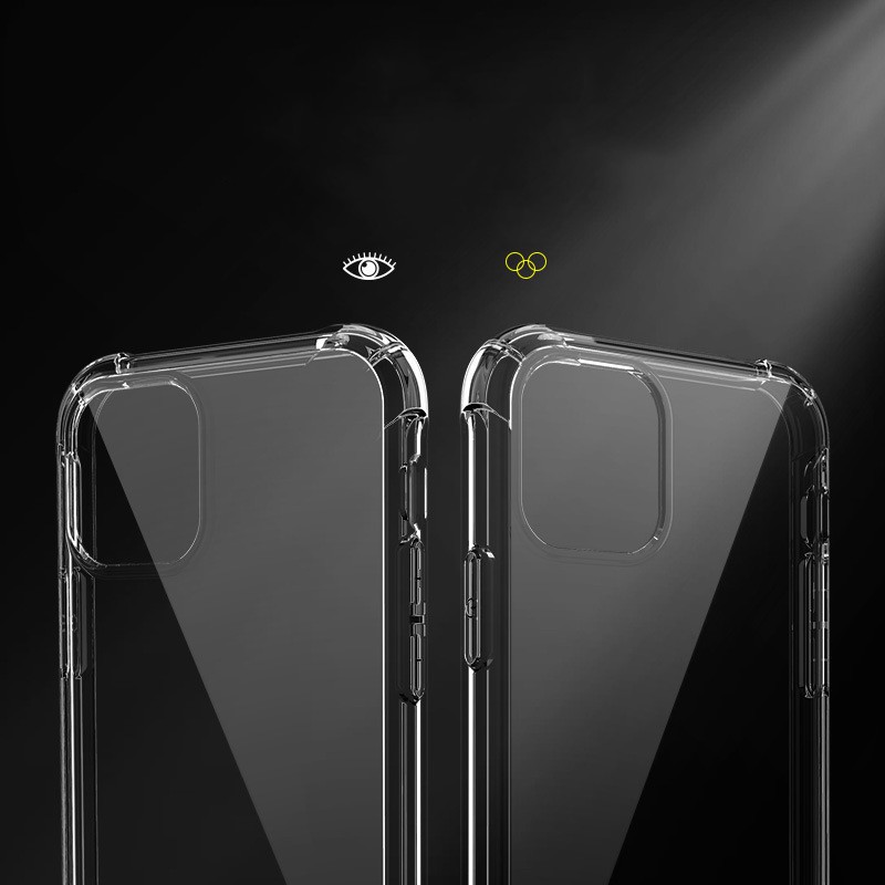 อุปกรณ์เสริมอิเล็กทรอนิกส์ อุปกรณ์เสริมโทรศัพท์มือถือ เคสโทรศัพท์มือถือ และเคสป้องกัน☃♠☋ vB94yR พร้อมส่งจากไทย!เคสใสกันกระแทกรอบด้าน Apple iPhone11Pro Max 7 8Plus X Xs Max Xr  SE 6 6sPlus Case iphone12-12pro-12promax