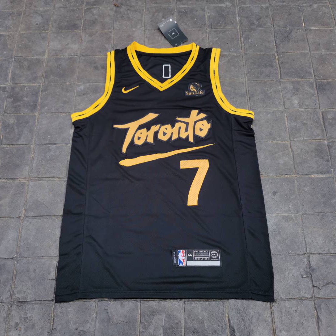 เสื้อบาสเกตบอล basketball jerseys(พร้อมจัดส่ง)#Toronto.New city edition 7 Lowry.