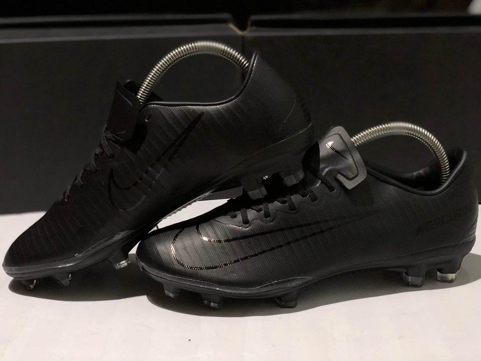 พร้�   �มสต็อก 2020 ลดกระหน่ำ Mens Women รองเท้าฟุตบอล Nike1 Mercurial1 โมดิฟาย์ สีดำ Cash on Delivery ส่งฟรี เก็บปลายทาง