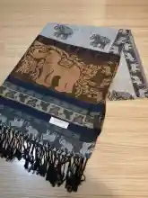 ภาพขนาดย่อของภาพหน้าปกสินค้าasia scarfผ้าพันคอผ้าคลุมไหล่ลายช้างไทยผ้าทอของฝากผ้ารับไหว้ลายใหม่เก็บปลายทางได้คะ จากร้าน Lalascarf บน Lazada ภาพที่ 7