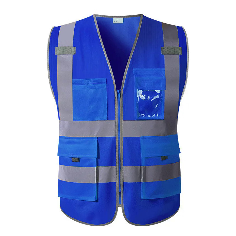 Linci Hi Vis Workwear Safety Reflective Vest Construction Building Vest Safety Clothing Work Vest Multi Pocket Black Vest Plus Size Lazada .th