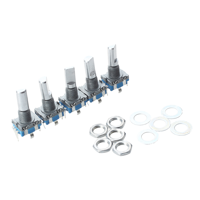 5x 12mm Rotary Encoder Switch with Keyswitch Key Switch Electronic Components