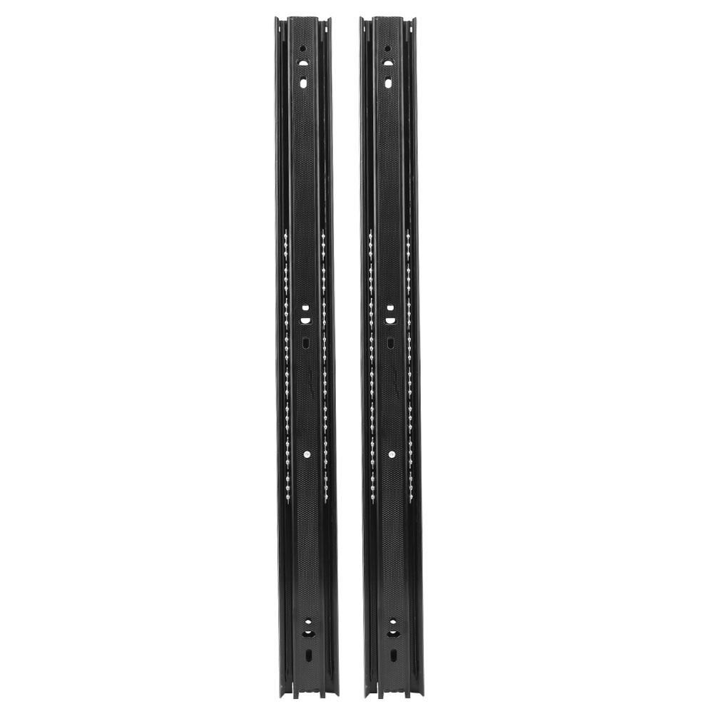 3 Section Drawer Rail 2 ชิ้น 22in ลิ้นชักสไลด์เหล็กรีดเย็น 3 ส่วน ...