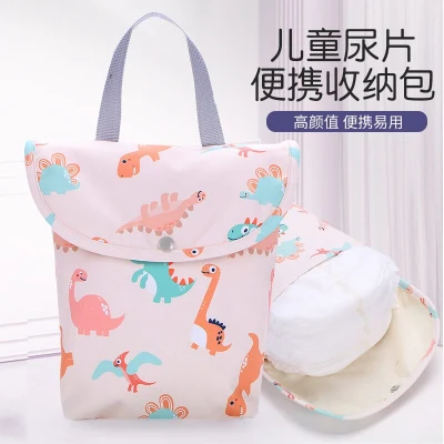 Baby Baby Diapers Storage Bag Go out Portable Waterproof Baby Diapers Diaper Storage Bag Feeding Bottle Diaper Bag