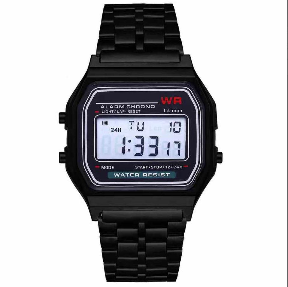สไตล์เกาหลีนาฬิกาเหล็กwatch 4 สี hpz