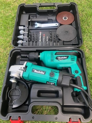 ดูภาพ ลดทลายคลัง!! ชุดกระเป๋า Makita สว่าน 3 หุน + หินเจียร Makita 4 นิ้ว พร้อมของแถมเต็มกล่อง (รุ่นกล่องสีดำ) เครื่องมือคุณภาพ ราคาถูก เพิ่มเติม ลดทลายคลัง!! ชุดกระเป๋า Makita สว่าน 3 หุน + หินเจียร Makita 4 นิ้ว พร้อมของแถมเต็มกล่อง (รุ่นกล่องสีดำ) เครื่องมือคุณภาพ ราคาถูก