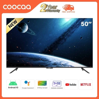 ส่งฟรี COOCAA 50S6G PRO ทีวี 50 นิ้ว Inch Android TV LED 4K UHD