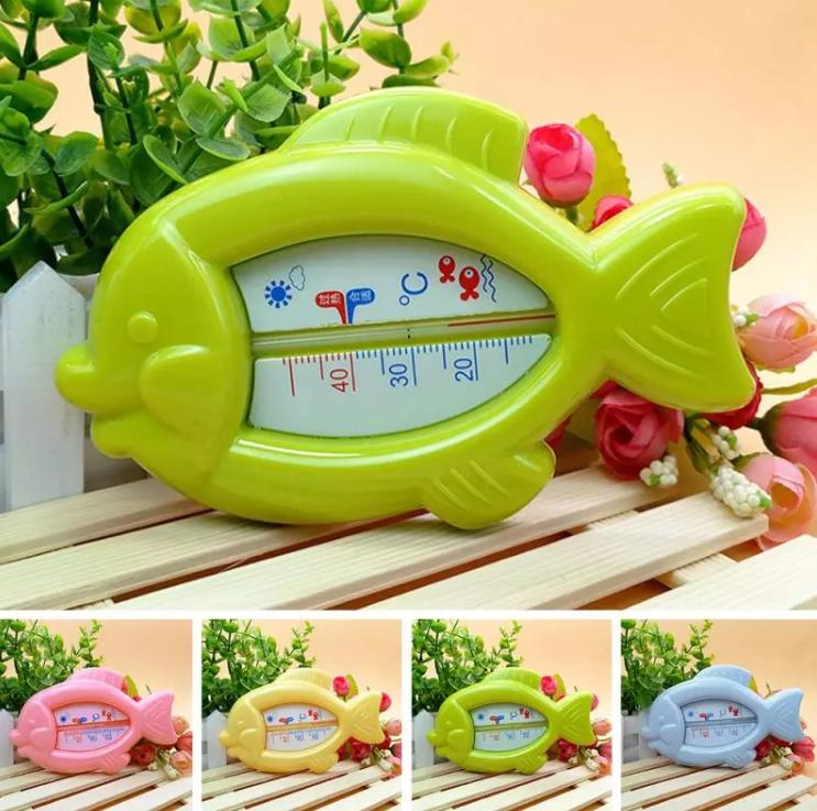 เทอร์โมมิเตอร์ วัดอุณหภูมิน้ำเด็กทารก รูปปลาอุปกรณ์อาบน้ำเด็กมี 4 สีให้เลือก     Fish Shaped Baby Bath Water Temperature Measuring Thermometer, Baby and Kids Supplies, 4 Colors Available