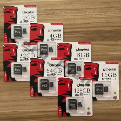 เมมโมรี่การ์ดหน่วยความจำKingston Memory Card Micro SD 2/4/8/16/32/64/128GB คิงส์ตัน เมมโมรี่การ์ด SD Card