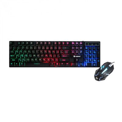 NUBWO NKM623 INFAREZ ชุดคีย์บอร์ดเมาส์ Keyboard And Mouse Gaming Combo Set - (สีดำ)