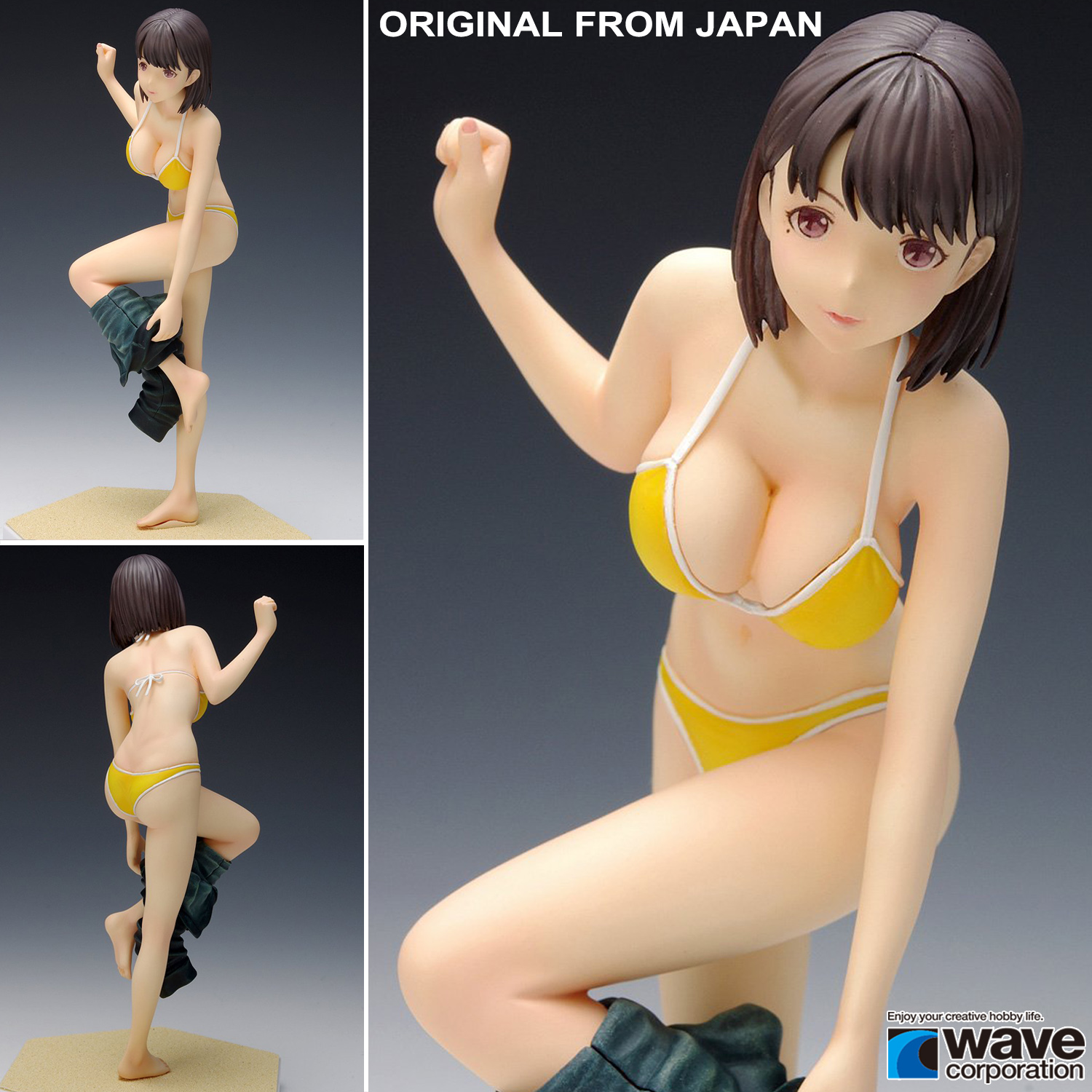 Model โมเดล ของแท้ 100% Wave จากเกมจีบสาวในตำนาน Love Plus Every เลิฟพลัส Nene Anegasaki เนเนะ อากาซากิ Beach Queens 1/10 ชุดว่ายน้ำ Ver Original from Japan Figure ฟิกเกอร์ Anime ของขวัญ Gift อนิเมะ การ์ตูน มังงะ Doll ตุ๊กตา คอลเลกชัน manga
