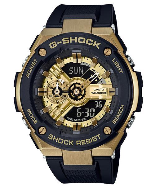 CASIO G-Shock นาฬิกาผู้ชาย GOLD SERIES รุ่น GST-400G-1A9（ของแท้100% ประกันCMG)
