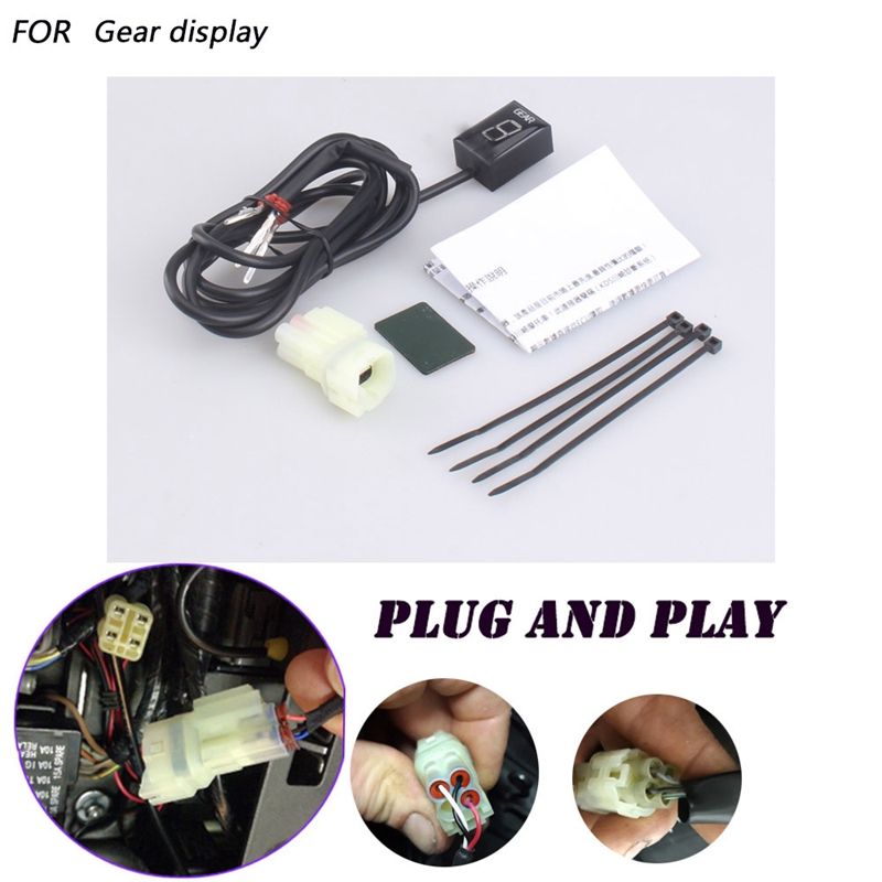 Motorcycle LED Gear Indicator Waterproof for Kawasaki ER6N Ninja 300
