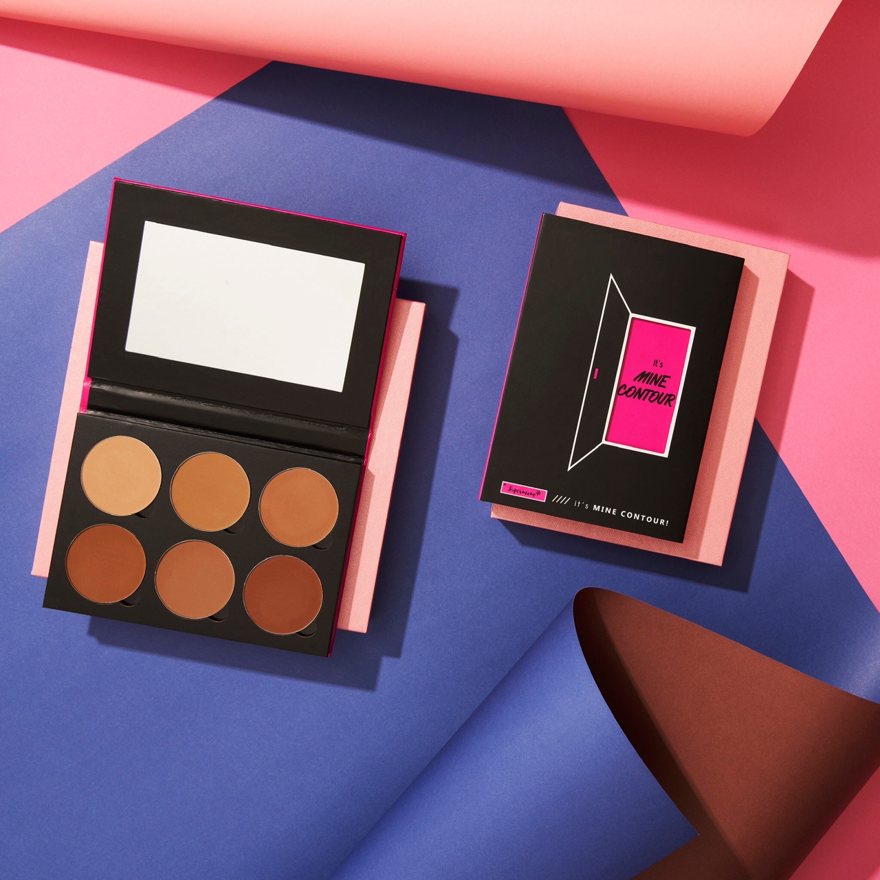 It’s MINE CONTOUR! คอนทัวร์ เนื้อฝุ่น SUPERMOM (ตลับชมพู)