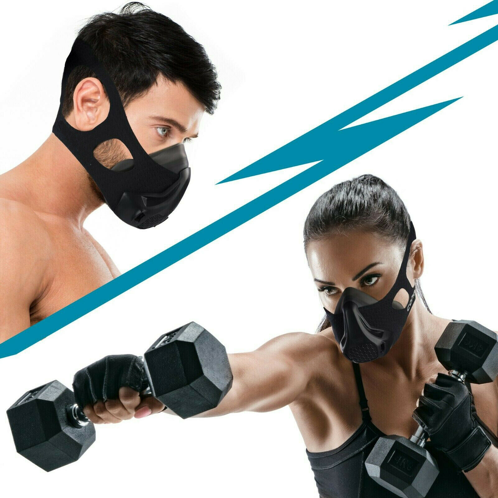 Training Mask ปรับระดับ Oxygen 6 Level ฝึก Altitude Training