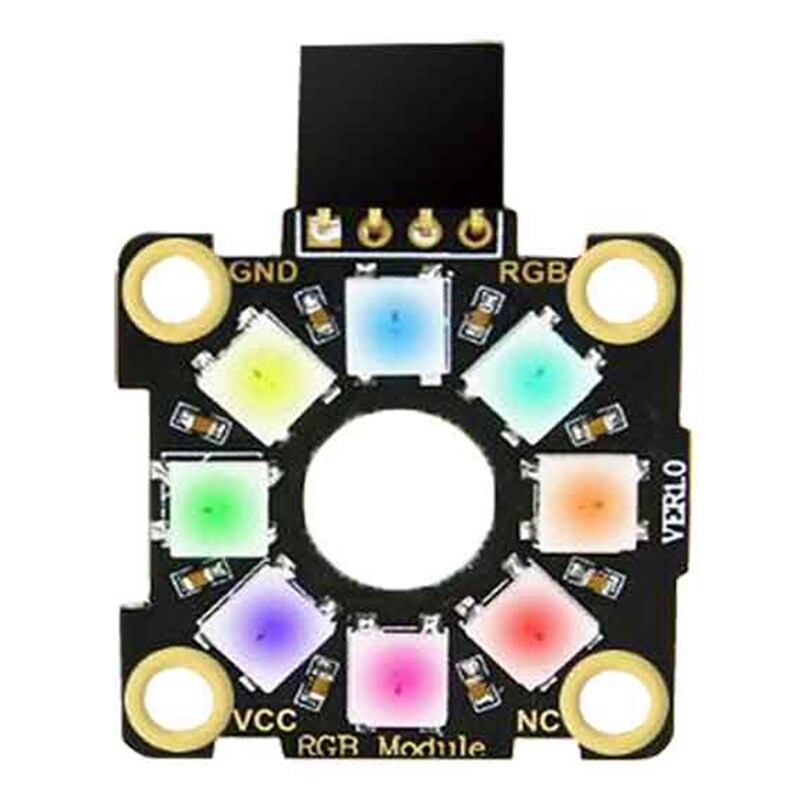Bảng giá Universal RGB Module 8-Bit Color LED Halo Electronic Building Block 3.3V/5V Light Ring for Microbit Raspberry Pi Pico Phong Vũ