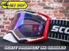 ภาพขนาดย่อของภาพหน้าปกสินค้าแว่นวิบาก SCOTT สีแดงขาวเลนส์ฟ้าใส (งานเฉพาะตัวแว่น1ชิ้น) แว่นตากันลม แว่นหมอบ MX Goggle SCOTT for Motorcross  (Color:White-Red- Len:Blght) จากร้าน NEO SHOP MOTO บน Lazada