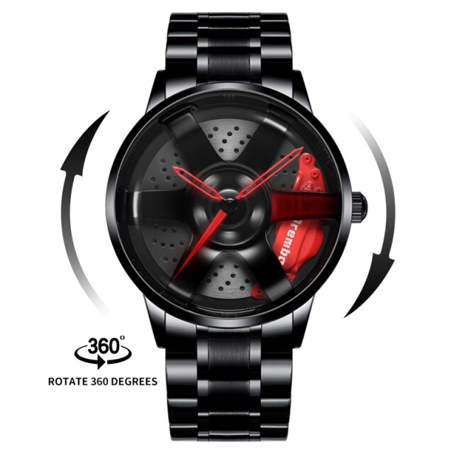 ชุดนาฬิกาล้อ ออกแบบนาฬิกาล้อซุปเปอร์คาร์ ตกหล่นจากเรือกันน้ํา TE-37 นาฬิกาล้อ 3D ตัวจริง ปั่นสายนาฬิกาข้อมือแบบ 3D แบบจําลองล้อแบบ 3D ตัวจริง