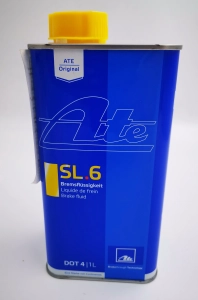 สินค้า น้ำมันเบรคเอเต้ SL.6 DOT4 Ate Brake Fluid SL.6 DOT4 ขนาดบรรจุ 1 ลิตร น้ำมันเบรค สังเคราะห์แท้