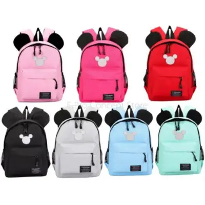 ♗❦✇ Mickey Backpack Kids School Backpack Kinder Garden School Bag Travel Bag School Beg