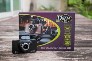 กล้องติดรถยนต์ Full HD 1080P DVR Dcam D2 พร้อม SD16GB