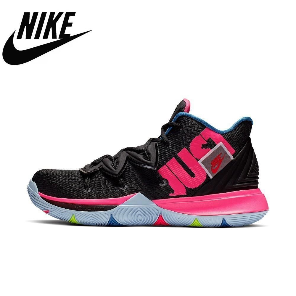 Nike Original Kyrie 5 Ep Basketball Shoe For Man Anti-Slip Breathable Sports Sneakers Short Absorption