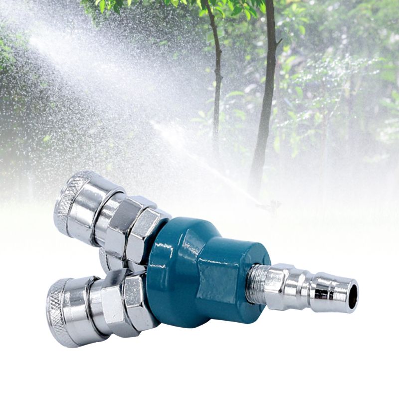Đầu Nối Nhanh 2/3 Chiều Khớp Nối Ống Đa Năng Máy Nén Khí Dụng Cụ Khí Nén Lắp, Phụ Kiện Kim Loại