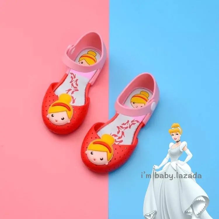 รองเท้าเด็ก รองเท้าเด็กผู้หญิง ❤️ I'm Baby  รองเท้าเจลลี่ mini elissa รองเท้าเจ้าหญิง Cinderella นุ่ม เบา สบาย  ไม่ลื่น ใส่เที่ยวน่ารักมากค่ะ /size13-15cm