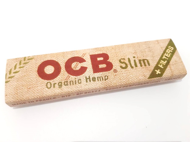 กระดาษโรล OCB Organic Hemp + tips ไซส์ใหญ่ (1 x 32 ชิ้น) 1 กล่อง