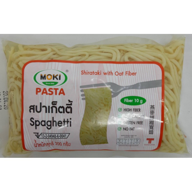 ☒♗❐  Moki เส้นสปาเกตตี้ โอ๊ตไฟเบอร์ Spaghetti บุก