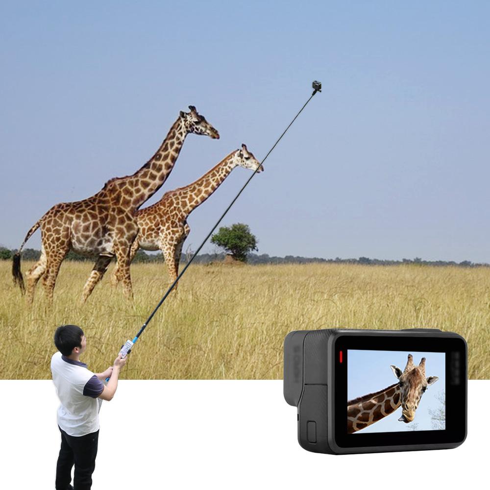 ไม้เซลฟี่ TELESIN ยาว 2.7 เมตร Super Long Selfie Stick สำหรับกล้อง GoPro HERO BLACK 4 5 6 7  / SJCAM / Xiaomi Yi ยาว 270 ซม
