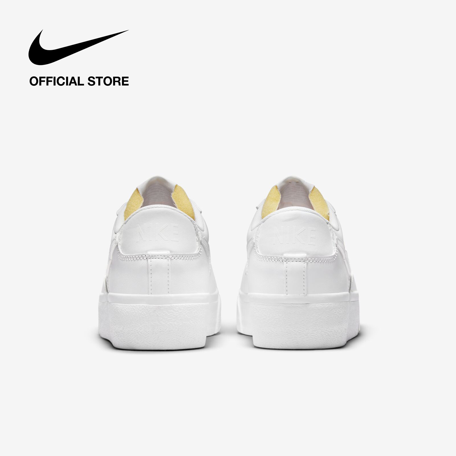 Nike Women's Blazer Low Platform Shoes - White รองเท้าผู้หญิง Nike Blazer Low Platform - สีขาว