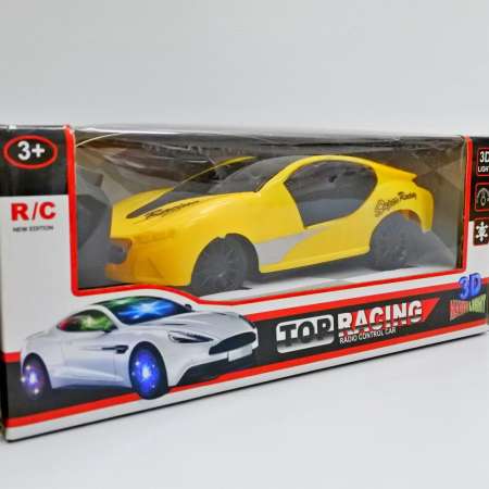 รถบังคับวิทยุ สปอร์ตคาร์ TOP Racing 1/22 รุ่นใหม่ (สีเหลือง)