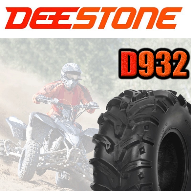 25X8.00-12  ยี่ห้อ DEESTONE รุ่น D932 TL ยางรถเอทีวี (ATV)