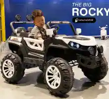 ภาพขนาดย่อของภาพหน้าปกสินค้าBIGBUG ( The BIG ROCKY ) ของเล่น รถแบตเตอรี่เด็ก รถเด็กนั่ง รถไฟฟ้า บังคับได้ผ่านรีโมท จากร้าน Bigb บน Lazada ภาพที่ 4