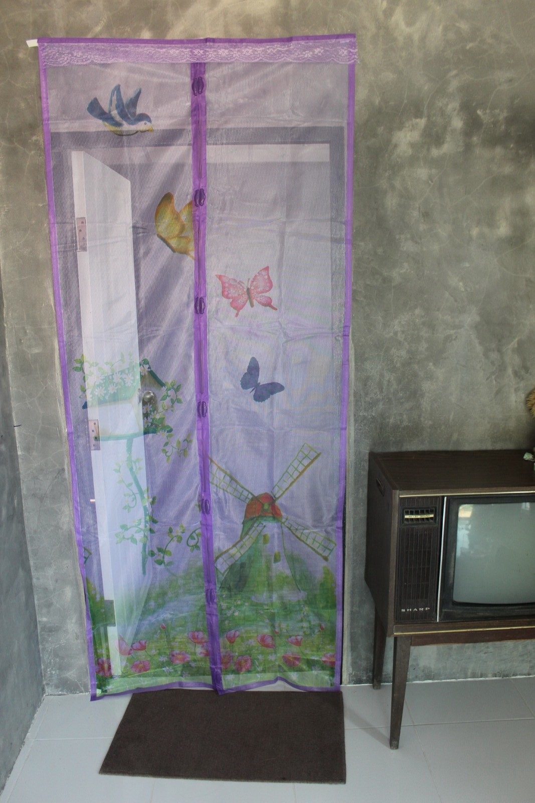 jaenang  mosquito net  มุ้งกันยุ้ง ผ้าม่าน กันแมลง มุ้งประตู เข้า - ออกบ้าน ขนาด 70*120 cm.
