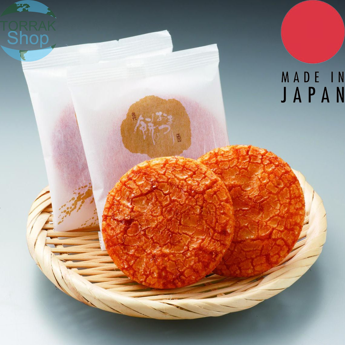 MOCHIKICHI Premium Shoyu Rice Cracker ขนม เซนเบ้ญี่ปุ่น รสโชยุ 18ชิ้น 250กรัม