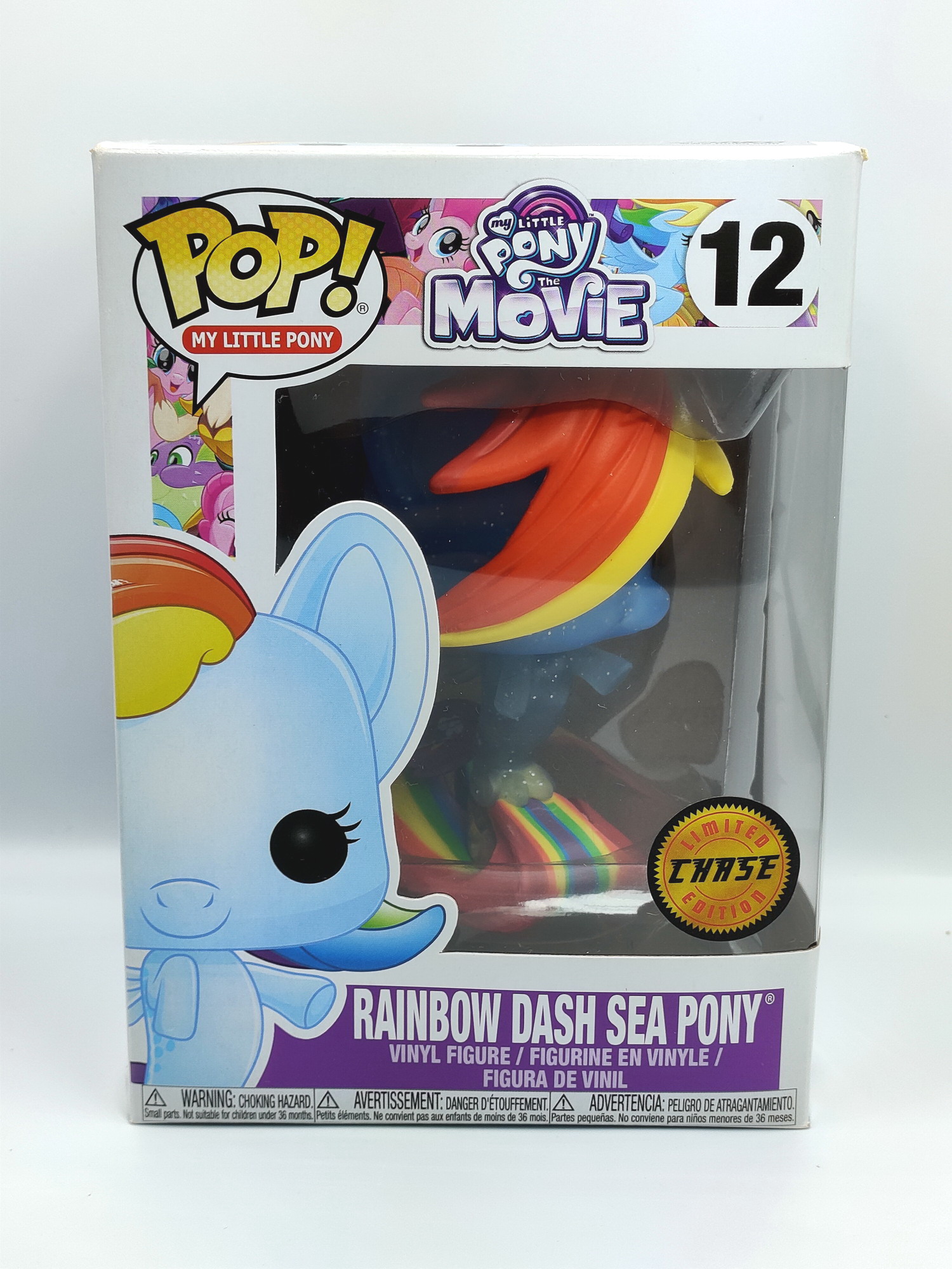 Funko pop My Little Pony - Rainbow Dash Sea Pony Chase 12 (กล่องมีตำหนิ ...