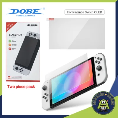 DOBE Glass Film for Nintendo Switch OLED (กันรอยกระจก Nintendo Switch OLED)(กันรอยใส Nintendo Switch OLED)(ฟิล์มใส ฟิล์มกระจก Switch)(TNS-1156)