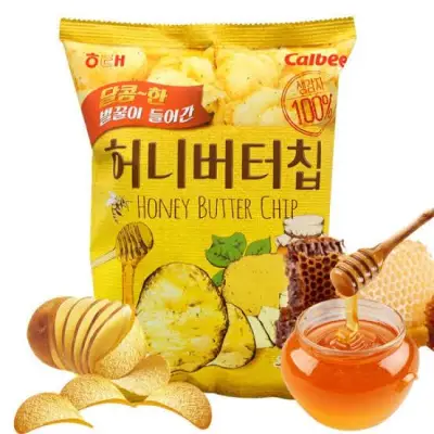 [Original] 허니버터칩 HAITAI Honey Butter Chip (มันฝรั่งแผ่นรสฮันนี่บัตเตอร์) 60g
