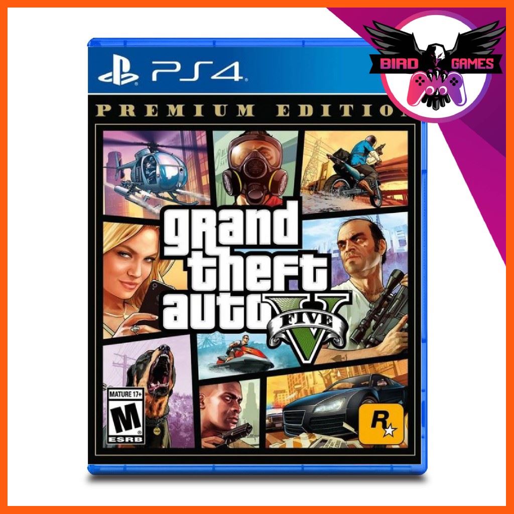 SALE PS4 : Grand Theft Auto V Premium Edition [แผ่นแท้] [มือ1] [เกมส์ps4] [เกมps4] [game ps4] [gta] [gta5] [gta 5] [gta ps4] เกมและฮ๊อบบี้ แผ่นและตลับเกม Nintendo games