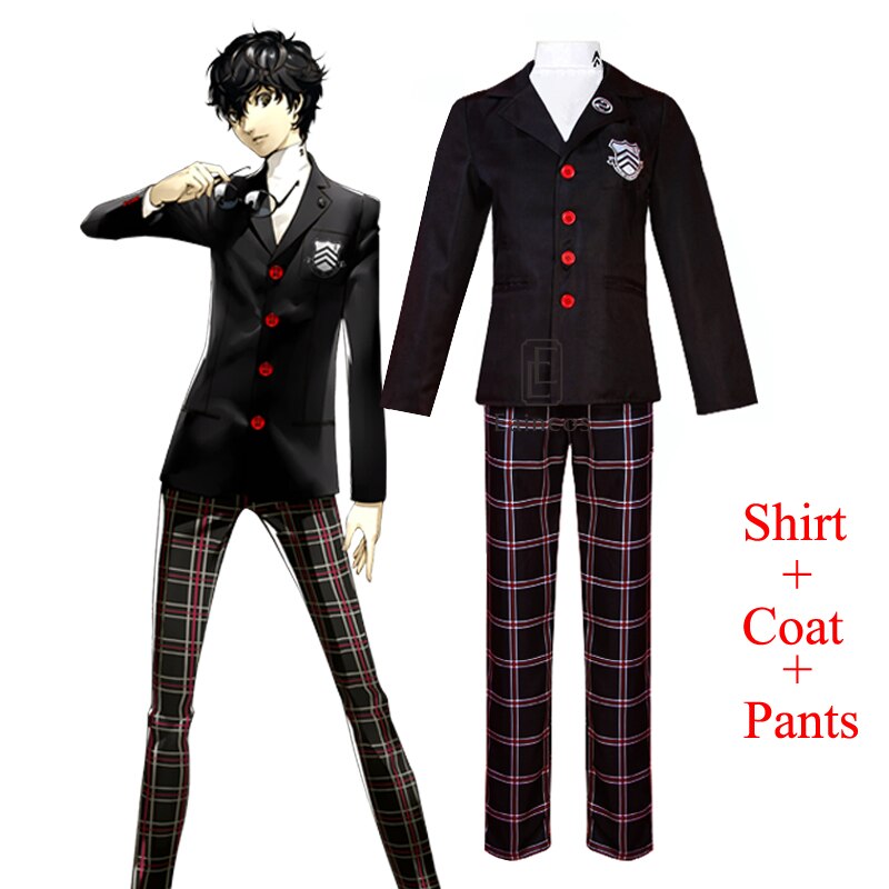 Persona 5 Kurusu Akira Joker Cosplay Costume Uniform Suits Yoshizawa ...